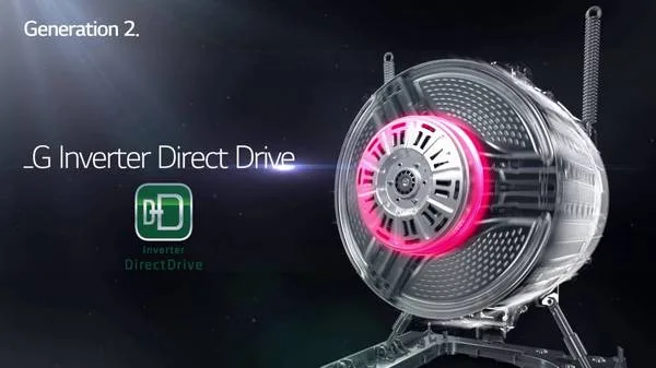 LG washing machine AI DD technology Inverter Direct Drive motor 