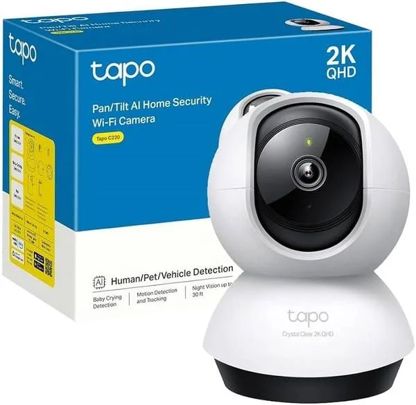 TP-Link Tapo C220 2.5K QHD WiFi監視器 